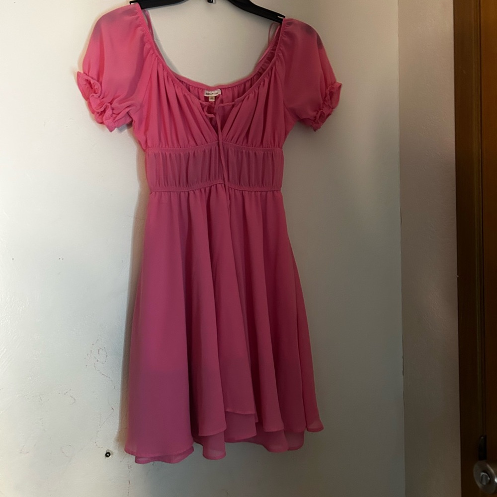 Pink Chiffon Dress